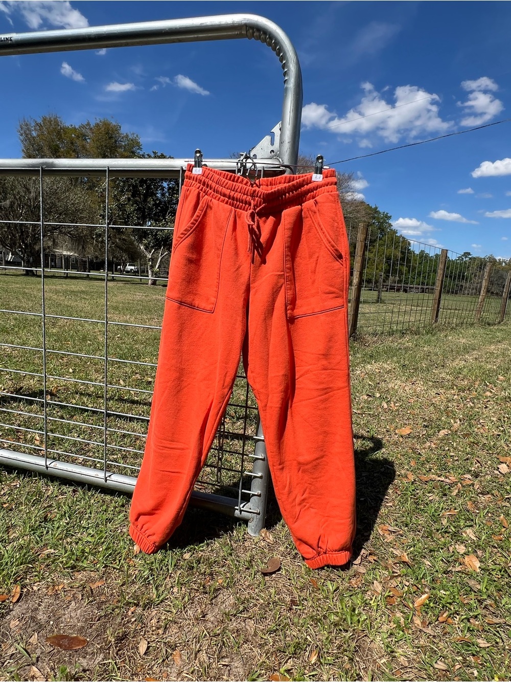 Universal Thread Orange Drawstring Joggers